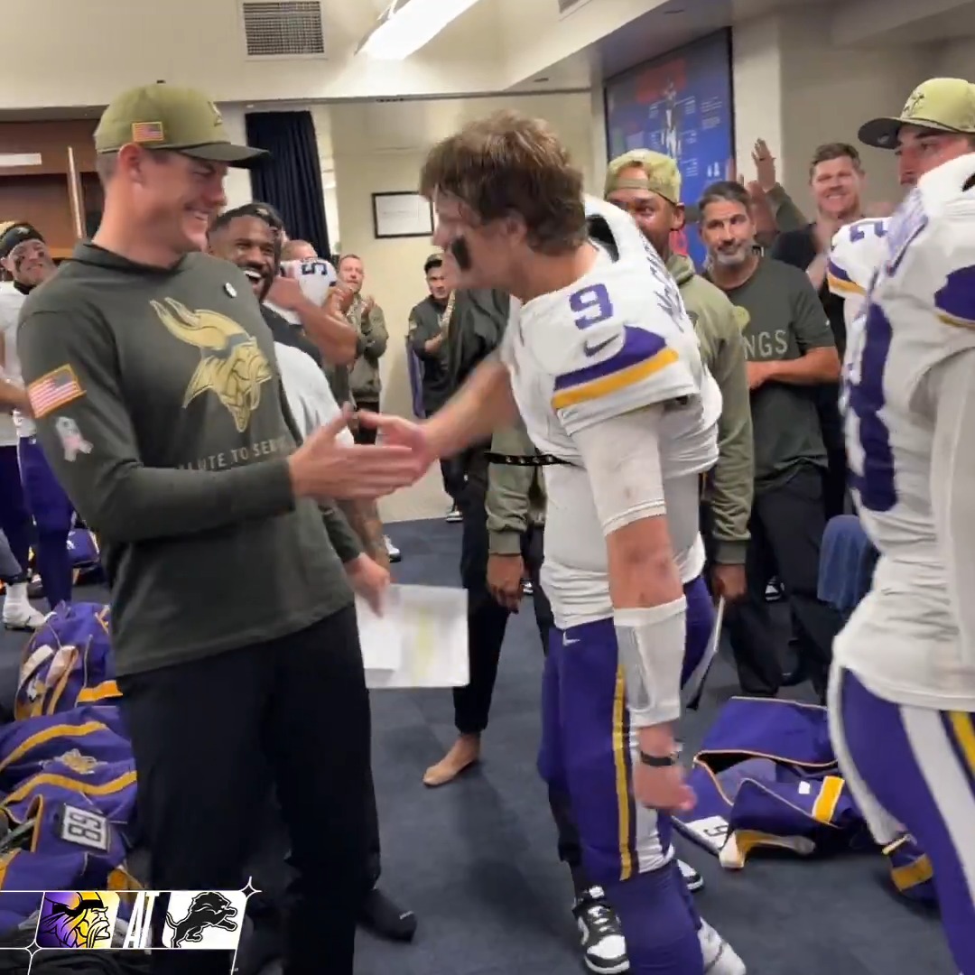 Glad to have you back, 9. J.J. McCarthy