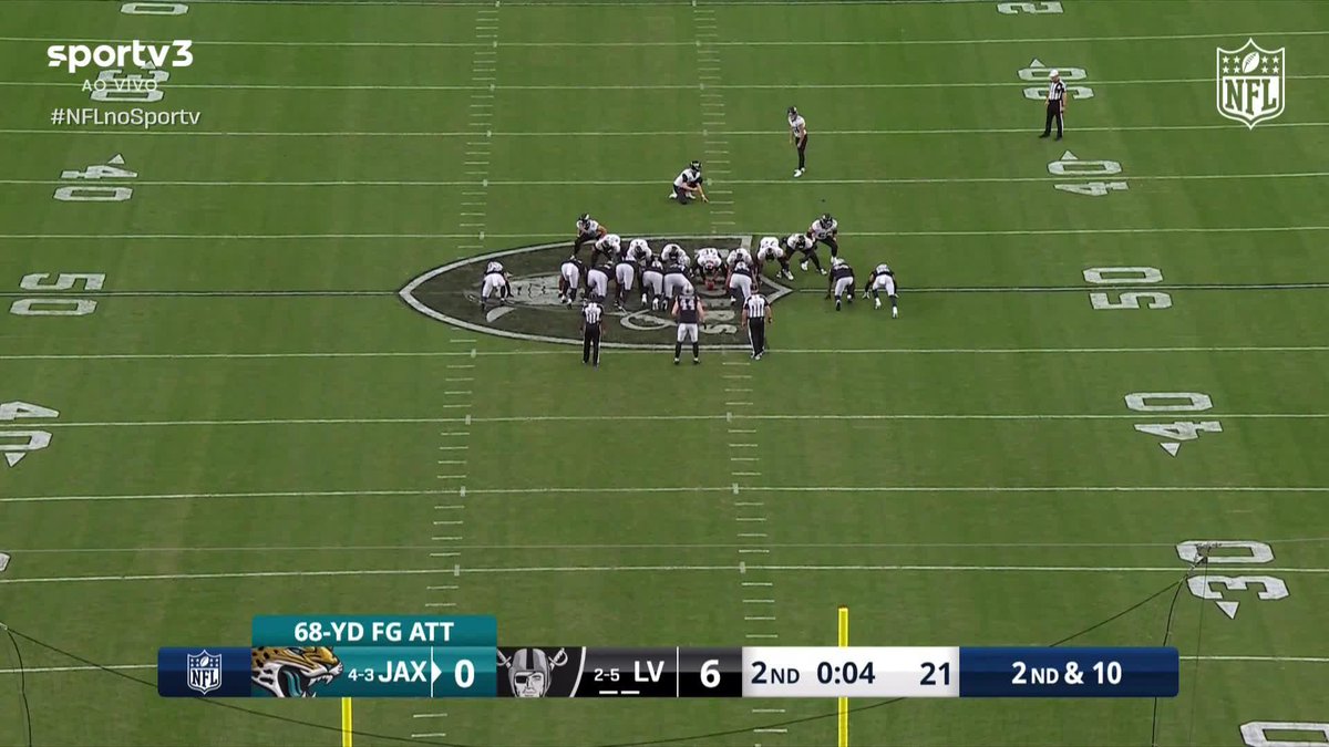 68 JARDAS!!! 😱😱 Cam Little quebra o recorde do field goal mais longo da HISTÓRIA!! 📺: #JAXvsLV ao vivo no SporTV3 e NFL Game Pass