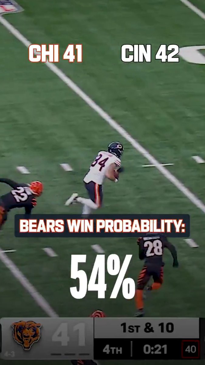 A rollercoaster of a finish 😅 Chicago Bears