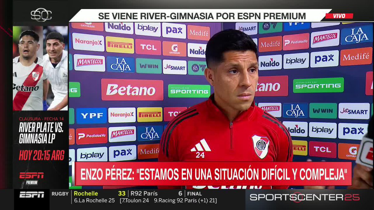 “El mensaje del entrenador nos llega muy claro, después lo que tomamos las decisiones somos nosotros” 🎙️ Enzo Pérez