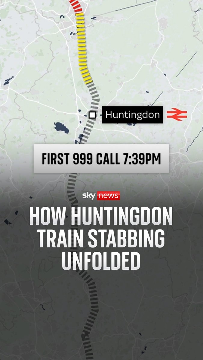 Sky's Rachael Venables breaks down the timeline of a mass stabbing on board a train travelling from Doncaster to London. Full story 🔗