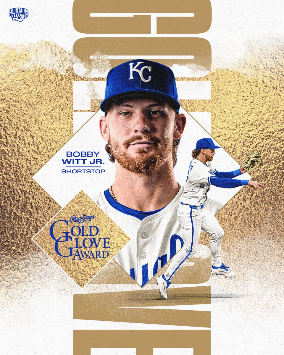 Run it back, Jr.! Bobby Witt Jr. brings home his second consecutive Gold Glove Award!