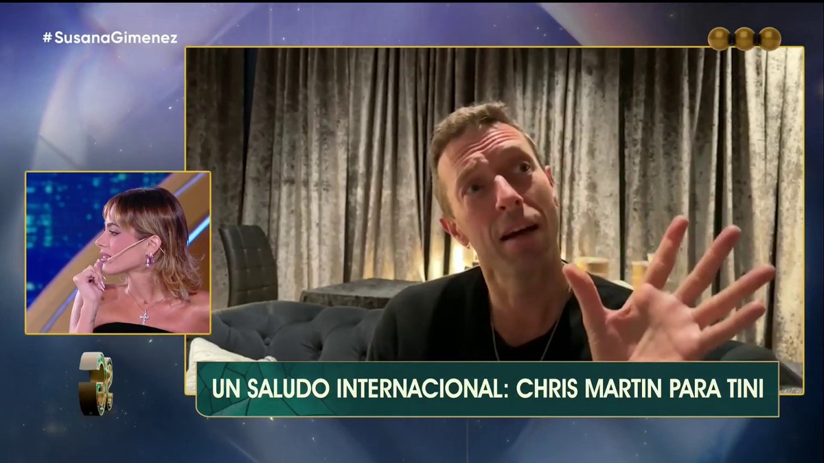 Cuando Chris Martin soño con la voz de Tini y la llamo para contarle e invitarla a su álbum mientras ella comía milanesa 🛐