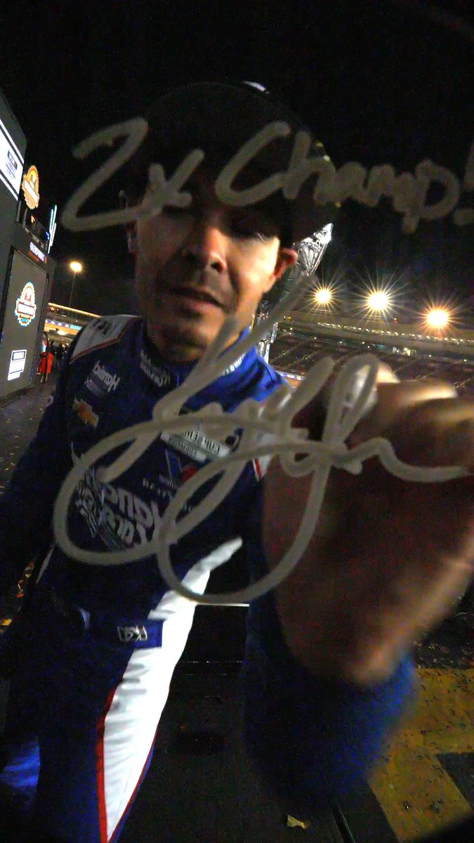Good night from the Two-Time Champ.