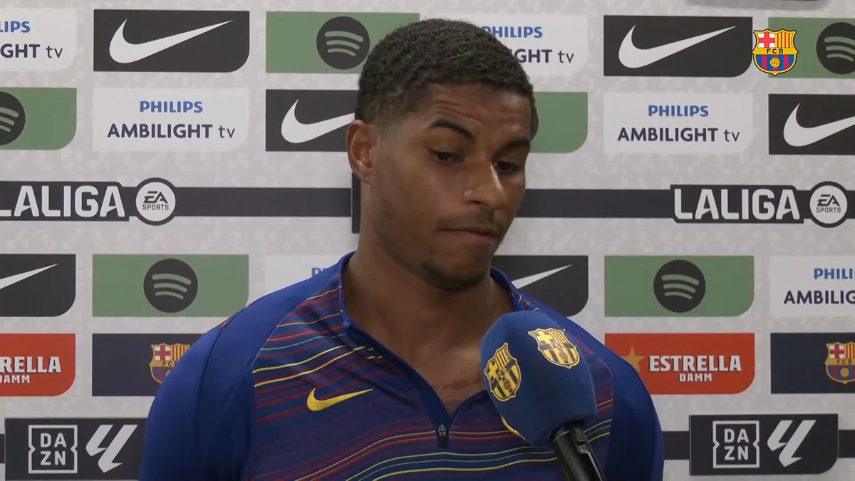 🗣 Marcus Rashford on #BarçaElche