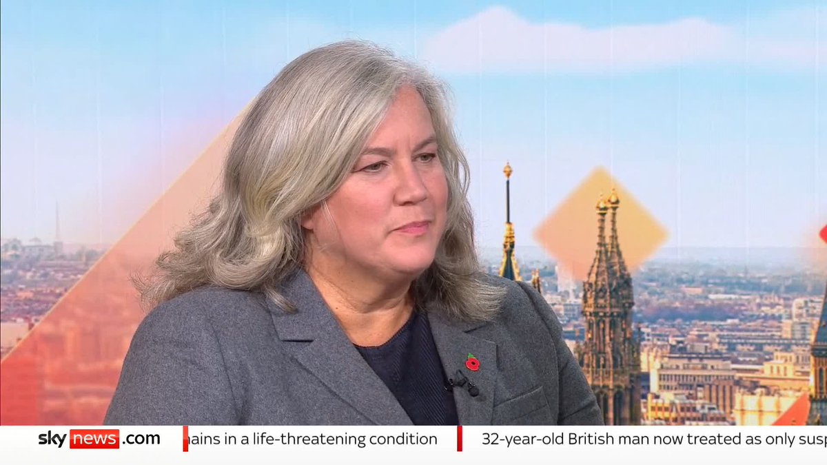 The member of staff who intervened to help stop the alleged attacker is now "stable" in hospital. Transport Sec Heidi Alexander MP tells Sky's Sophy Ridge that "no stone will be left unturned" in finding out what led to the mass stabbing on a train on Saturday Sky 501