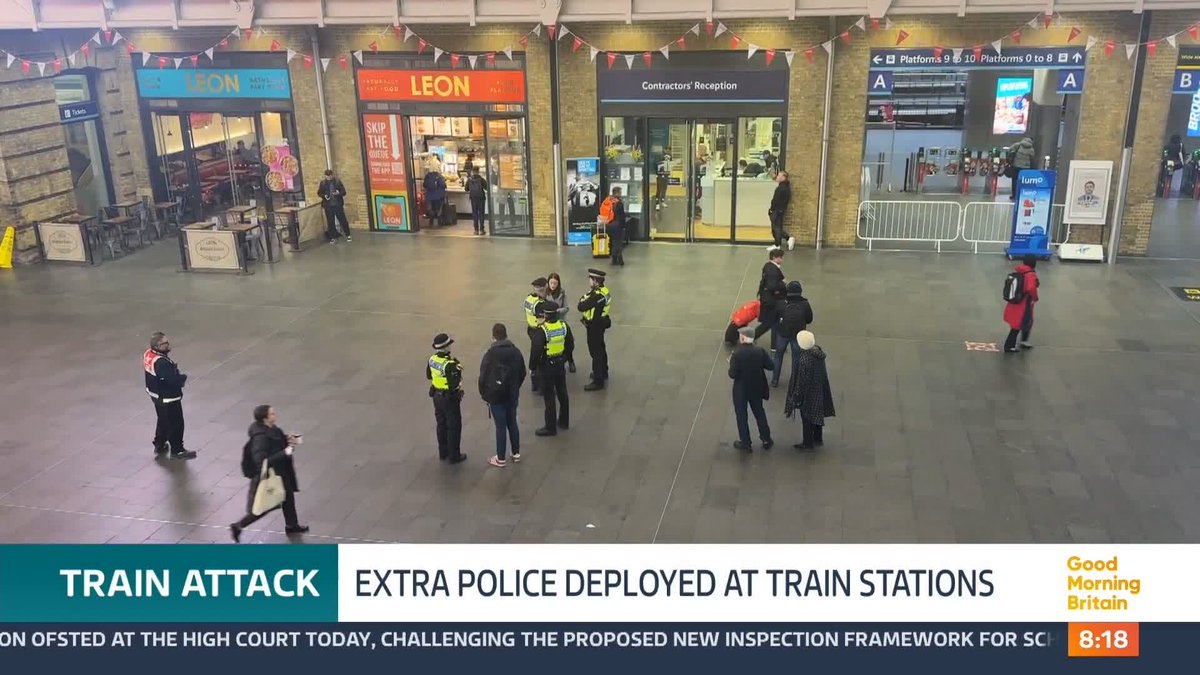 'Would stop and search have stopped this individual?' Susanna Reid asks former Met Police officer, Dal Babu. This follows a horror knife attack that saw 11 people stabbed on a train from Doncaster to Kings Cross.