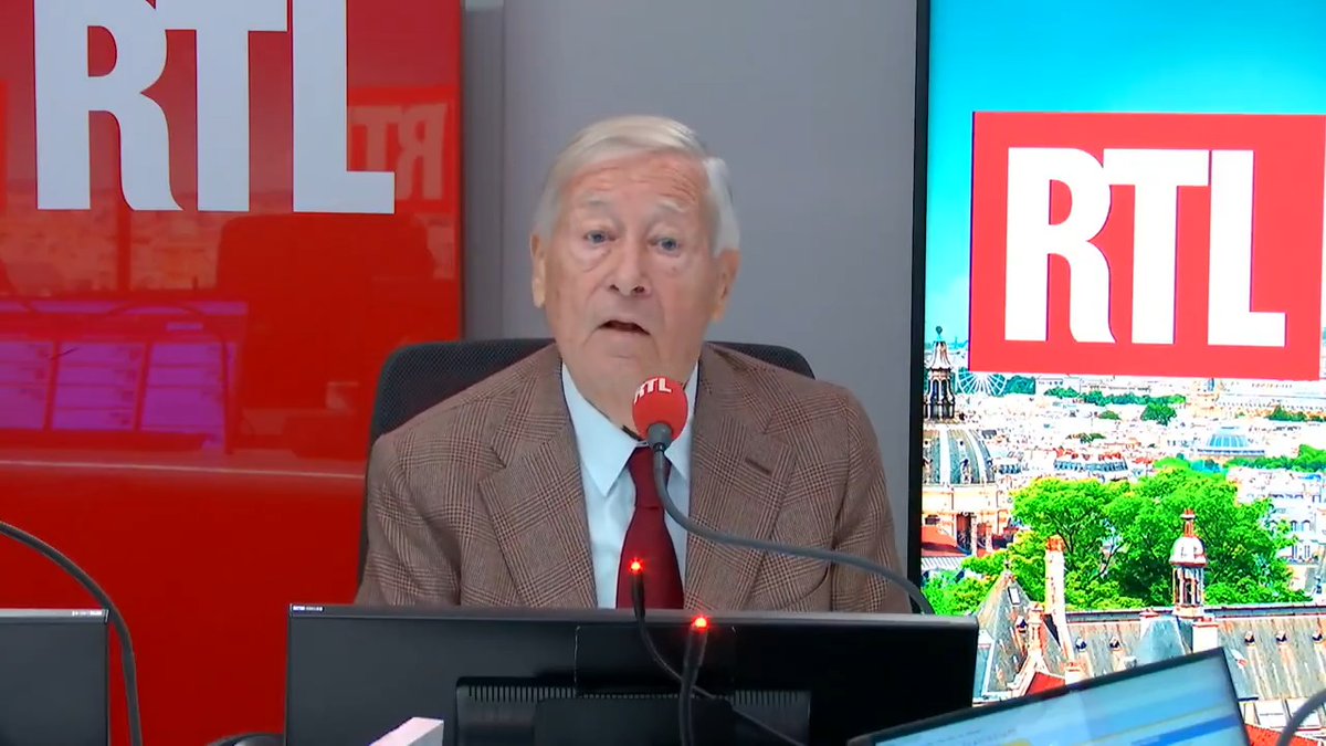 À ceux qui disent qu'on n'a jamais essayé le RN : "On n'a jamais essayé non plus un ouragan ou un tremblement de terre niveau 8" Alain Duhamel dans #RTLMatin avec Thomas Sotto