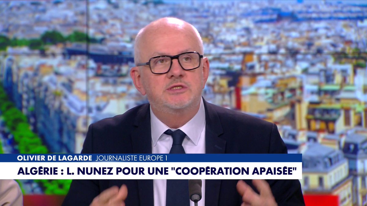 Crise diplomatique France/Algérie : « La peur de l'exécutif est que les cités s’embrasent», estime Olivier de Lagarde dans #HDPros