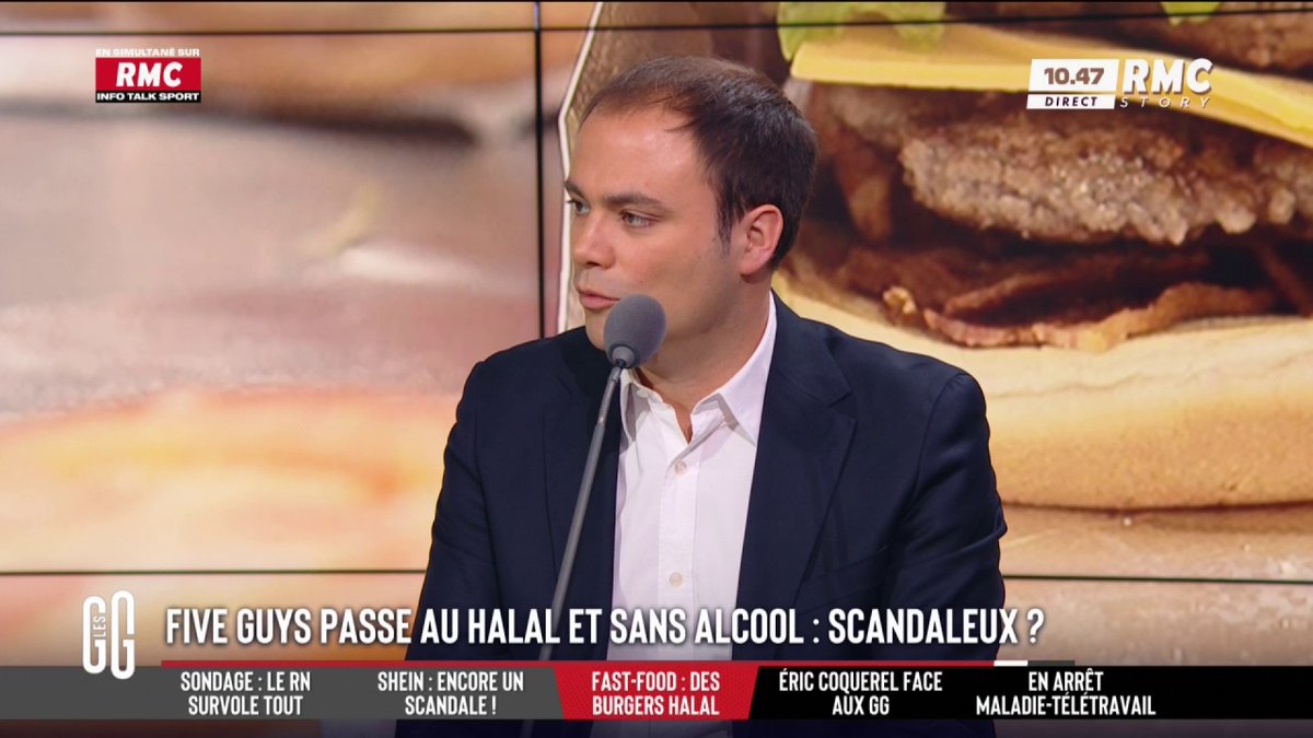 🗣️ Charles Consigny : "Il ne faut pas satisfaire à toutes les demandes communautaires pour des raisons commerciales. Si on ne peut plus commander une bière parce qu'il y a une clientèle musulmane dominante... on n'est plus tout à fait en France.." #GGRMC