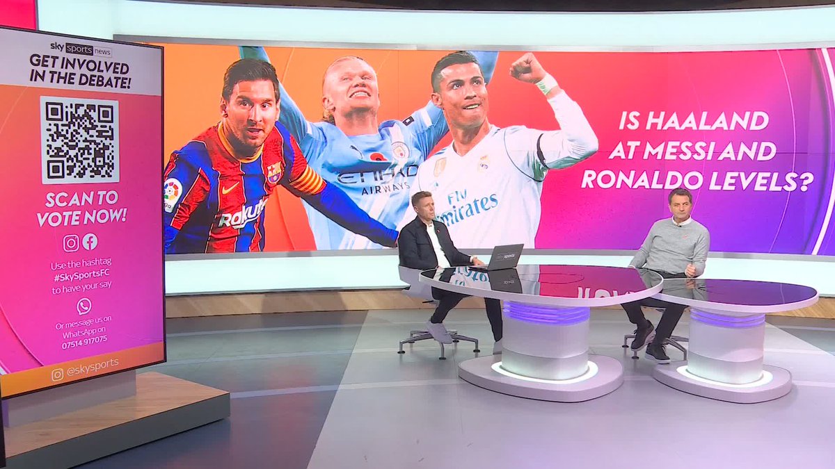 Is Erling Haaland at the level of Messi and Ronaldo? 👀