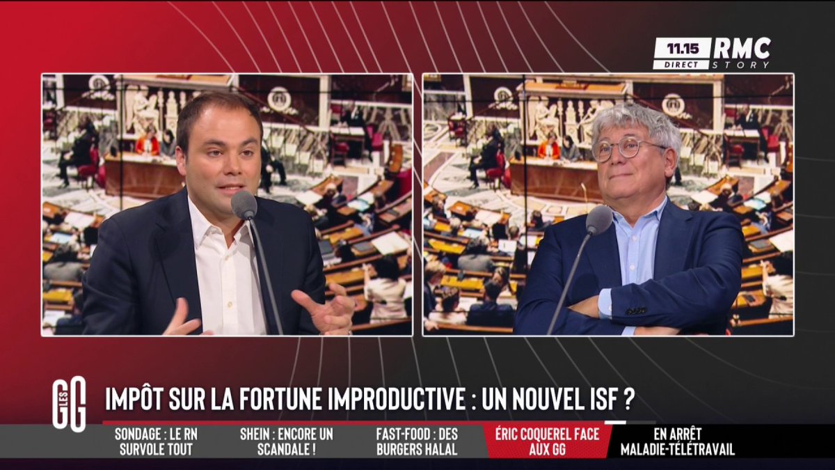 🎙️ Charles Consigny : "On a fait croire aux Français que les ultra-riches possédaient 42 % des richesses de la France. Ils ne possèdent pas 42 % de notre pays. Leur fortune équivaut à 42 % du PIB français. Ce n'est pas 42% des terrains, de l'immobilier, de la fortune..." #GGRMC