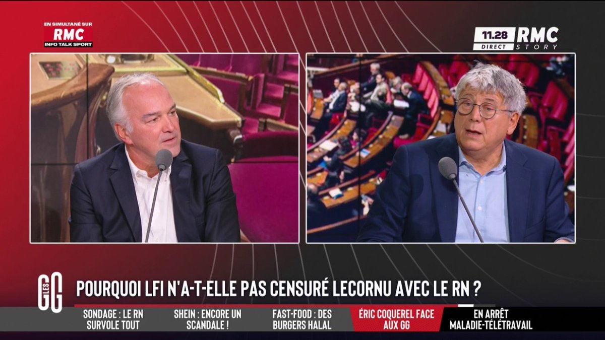 🎙️ Eric Coquerel : "Quand on regarde les sondages, on nous dit que ça profite toujours au RN. Le 7 juillet, jusqu'à 19h55, le RN était donné gagnant." #GGRMC