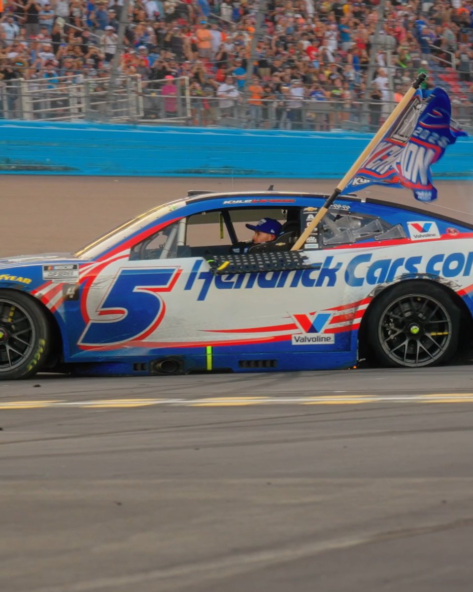 How are we feeling this morning, Kyle Larson fans?