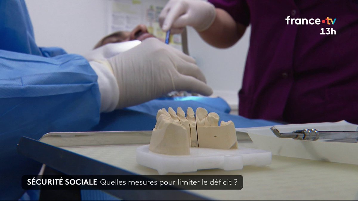 Le gouvernement envisage d’instaurer une participation forfaitaire de 4 euros chez le dentiste, non remboursée par la Sécurité sociale. Une mesure destinée à réduire le déficit, mais qui inquiète patients et professionnels. #JT13H