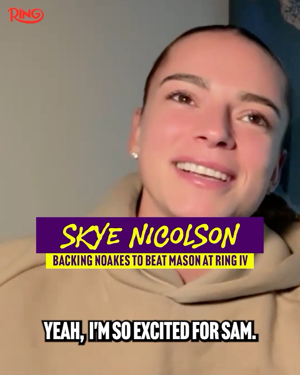 Skye Nicolson tells The Ring that she is backing stablemate Sam Noakes as he takes on Ring ambassador Abdullah Mason for the vacant WBO Lightweight World Title. The Ring IV live on DAZN l موسم الرياض | Riyadh Season l Nov 22nd 🥊