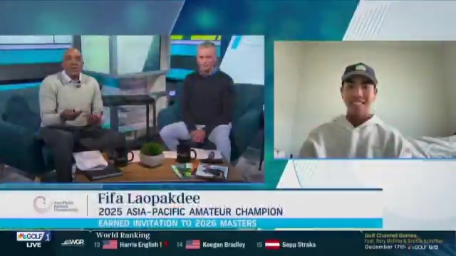 Champion, Fifa Laopakdee, caught up with Golf Channel on his win in Dubai.