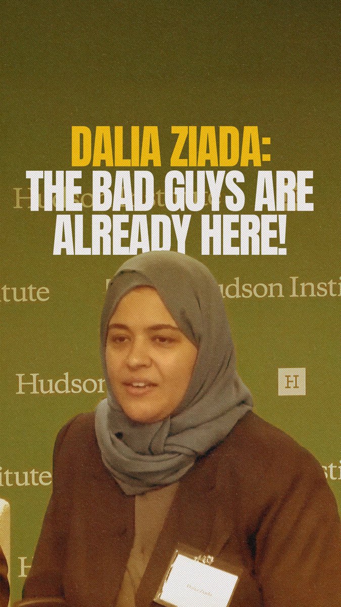 Egyptian activist Dalia Ziada warns that the same extremist networks she fought back home are now active in the U.S. She recognizes their tactics, their flags, even their media playbook. Her message is a call to act before the values of freedom and democracy are undermined from within. What do you think? Dalia Ziada - داليا زيادة Hudson Institute