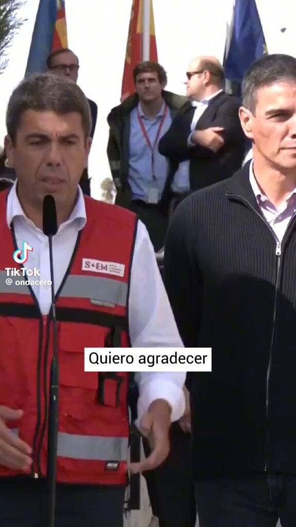 La ayuda llegó y tan pronto que el propio Carlos Mazón daba las gracias a “querido presidente”.