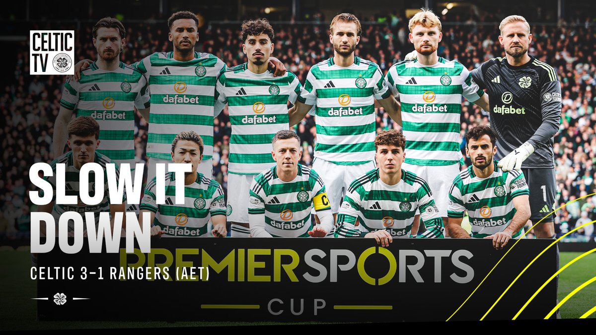 We slow it down. You soak it in. 🎬 #CELRAN | #PremierSportsCup | #CelticFC🍀