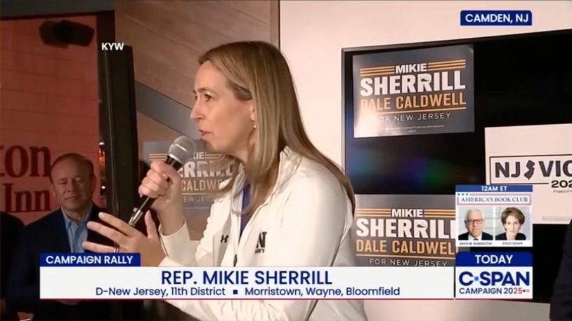 Mikie Sherrill: I am fighting for you. I'm fighting to get your costs down. I'm not doing a 10 year study. I'm not writing a strongly worded letter. I'm declaring a state of emergency to drive your costs down. I'm increasing that first time home buyers program so you can get your foot in the door. I'm taking on those landlords who are colluding to drive up your rental prices. Will my opponent do that? No.