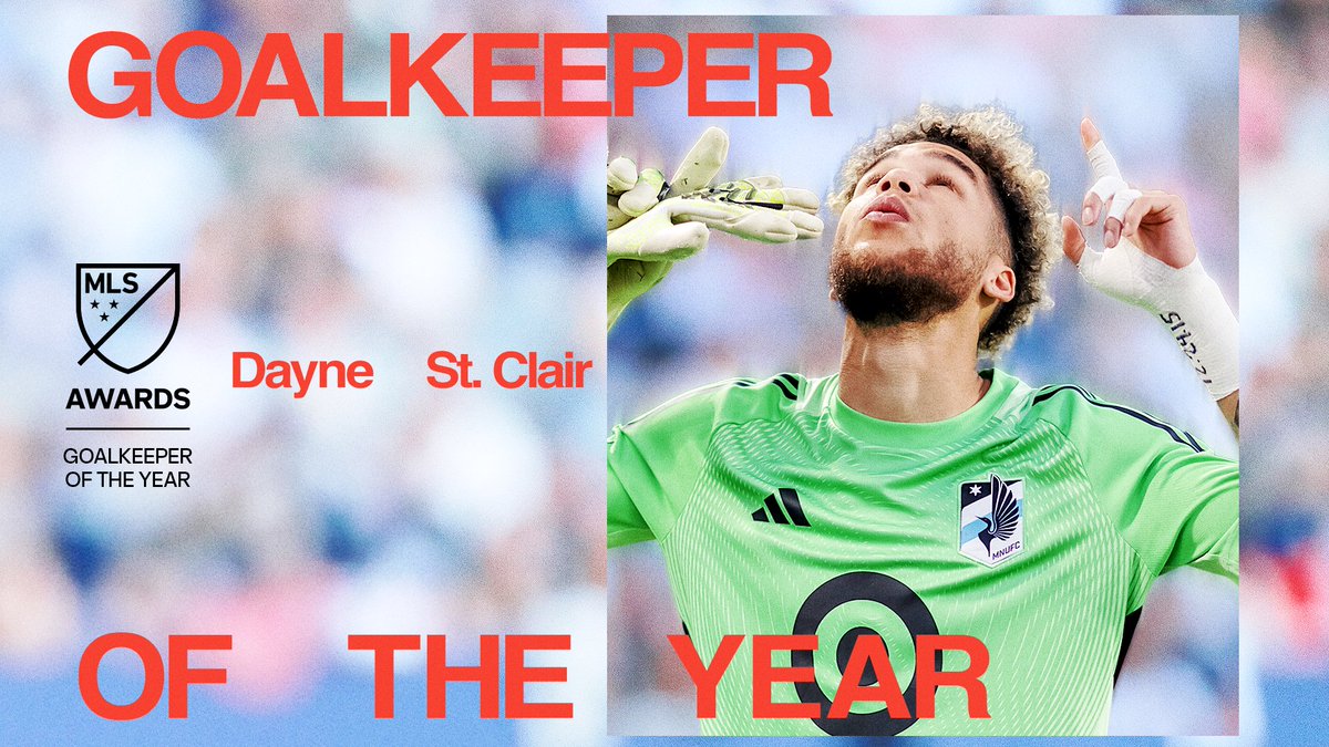 ▪️ Led the league in save percentage ▪️ Career high in saves and shutouts ▪️ Sole goalkeeper in 2025 with a goals against average of 1.00 or lower and 75%+ save rate What a season it's been for Dayne St. Clair! 💪