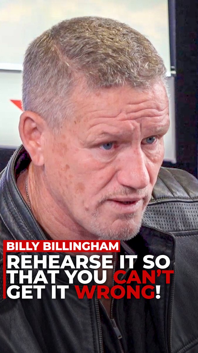 "That saved your life once!" Chris Evans speaks to Billy Billingham on why you should practice something until you can't get it wrong.