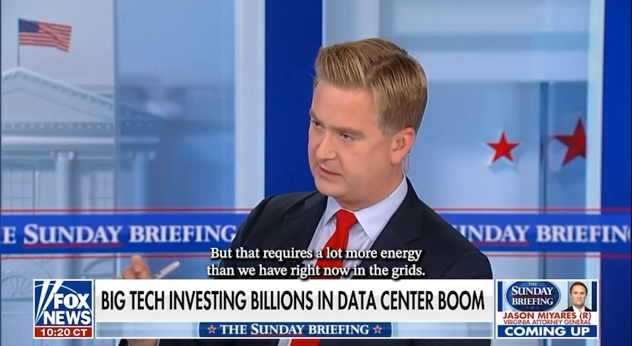.Secretary Chris Wright: “We are bringing energy back on the grid…I was able to waive some of those [Biden administration] regulations…We would have far more blackouts and higher power prices if we would’ve continued the trajectory of the Obama and Biden presidencies.”