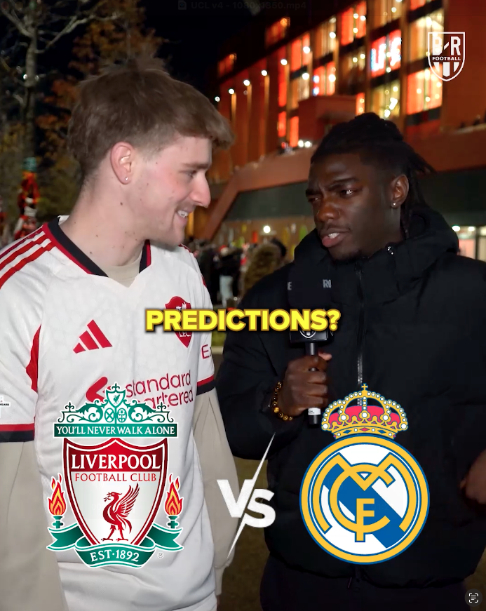 Liverpool fans predict their massive clash with Real Madrid 🔮