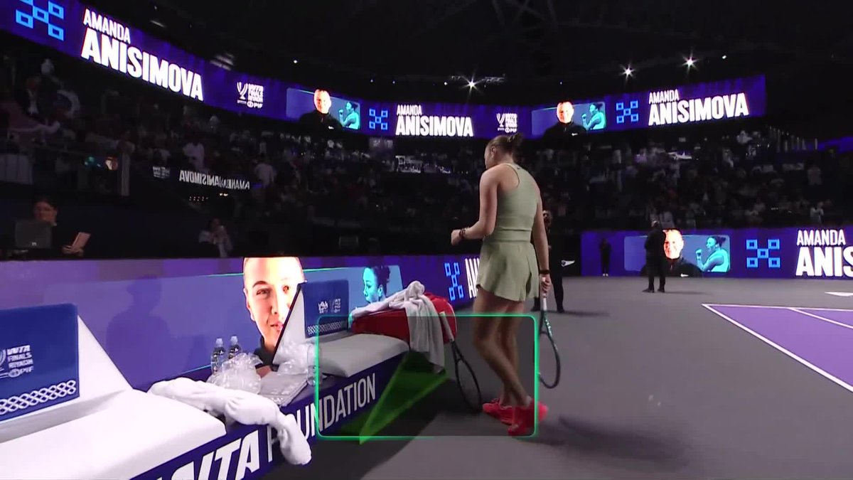 Flipping the script ⏪ A fights back to defeat Keys 4-6, 6-3, 6-2. #WTAFinalsRiyadh