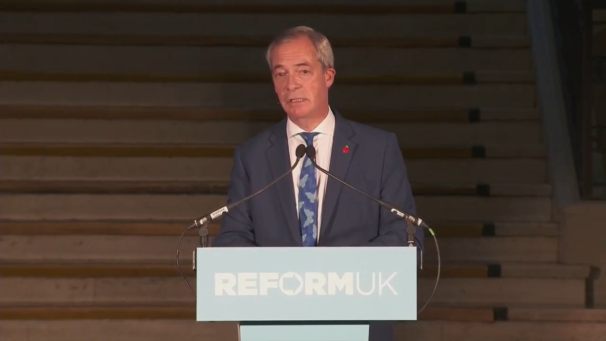 This is Reform UK’s economic vision for Britain. Watch my full speech in London today. ⬇️