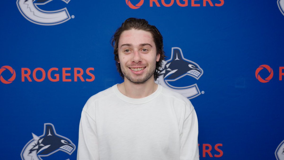 “I feel good. I’m excited to play.” 🗣️ Hear from Quinn Hughes ahead of tonight's game against Nashville. #Canucks | The Province