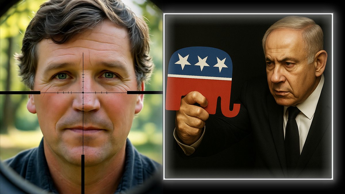 🚨RED ALERT! Netanyahu / AIPAC Are Attempting A Hostile Takeover Of The Republican Party & President Trump's America First Agenda The MASSIVE Heavily Coordinated Attack On Tucker Carlson Is Designed To Terrorize The Republican Establishment Into Submission, So The Keys Of MAGA Can Be Turned Over To Netanyahu & His Warmongers