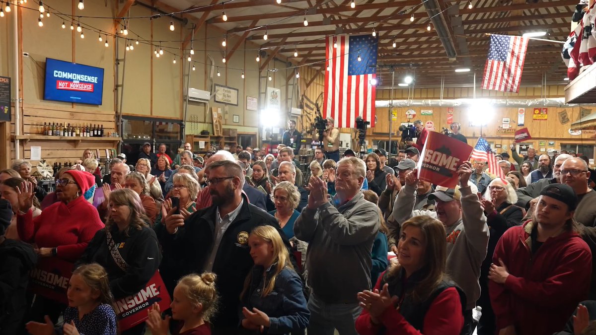 We want businesses to grow here. We want our communities to be safe. We want our children to excel in school. Commonsense is on the ballot, Virginia. 🇺🇸