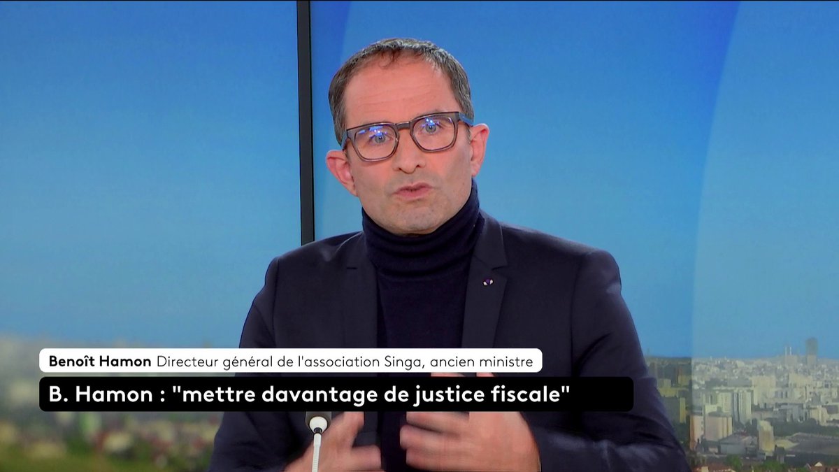 🗣️ "Jordan Bardella est incapable de diriger la France. Il n'en a ni la vision, ni la stature, ni la compétence", estime Benoît Hamon. Selon un sondage, J.Bardella obtiendrait 35 % des voix au premier tour de la présidentielle. Gilles Bornstein #ToutEstPolitique #Canal16