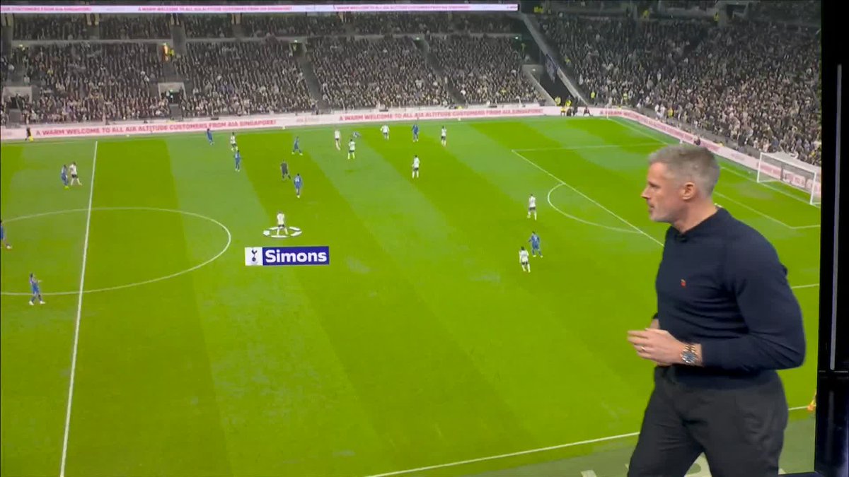 "They're marking themselves, they don't want the ball" 😬 Spurs' midfield players were too passive against Chelsea, says Jamie Carragher