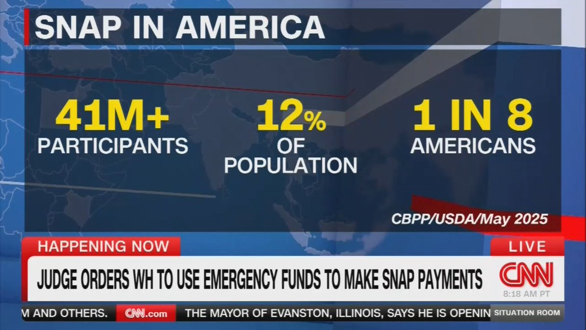 Reporter: SNAP is so, so stimulative to our economy. There are lots of rural stores where 60% of their sales are SNAP sales. So that rural store might have to shutter its doors. This is our collective struggle. All of us do better when people experiencing hunger do better. All of us lose when they don't.