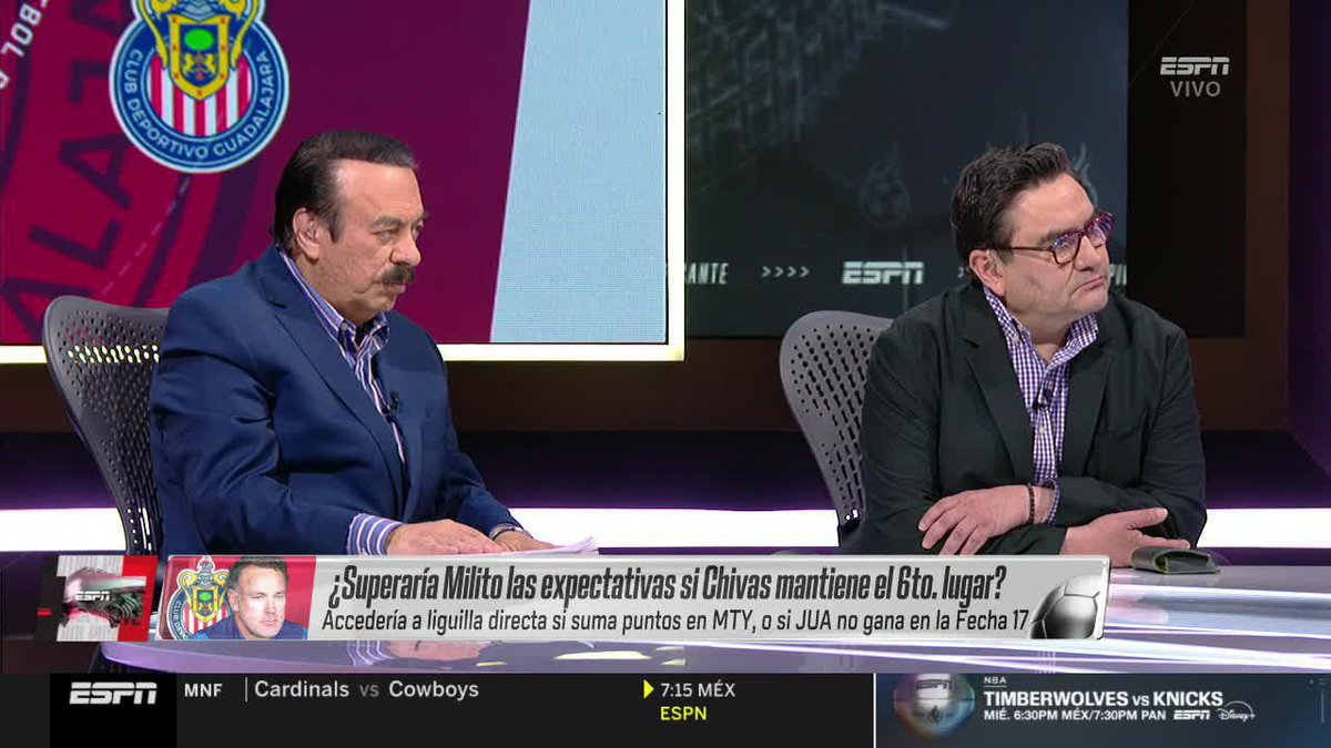 "CHIVAS ESTร DEMOSTRANDO QUE EL MEXICANO TIENE TALENTO ๐ฒ๐ฝ๐ฅ" La mesa opinรณ sobre la buena gestiรณn que estรก teniendo Chivas en el AP25. ๐๐น ๐บ๐ฒ๐ท๐ผ๐ฟ ๐ฑ๐ฒ๐ฏ๐ฎ๐๐ฒ ๐ฒ๐๐๐ฎฬ ๐ฒ๐ป ๐๐๐๐ฏ๐ผ๐น ๐ฃ๐ถ๐ฐ๐ฎ๐ป๐๐ฒ ๐ฎ ๐น๐ฎ ๐ญ๐ฝ๐บ ๐ฝ๐ผ๐ฟ ๐๐ฆ๐ฃ๐ก ๐ #๐๐ถ๐๐ป๐ฒ๐๐ฃ๐น๐๐.