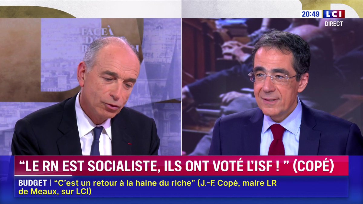 Primaire de la droite : Jean-François Copé annonce sur LCI ne pas être candidat ▶️ Darius Rochebin