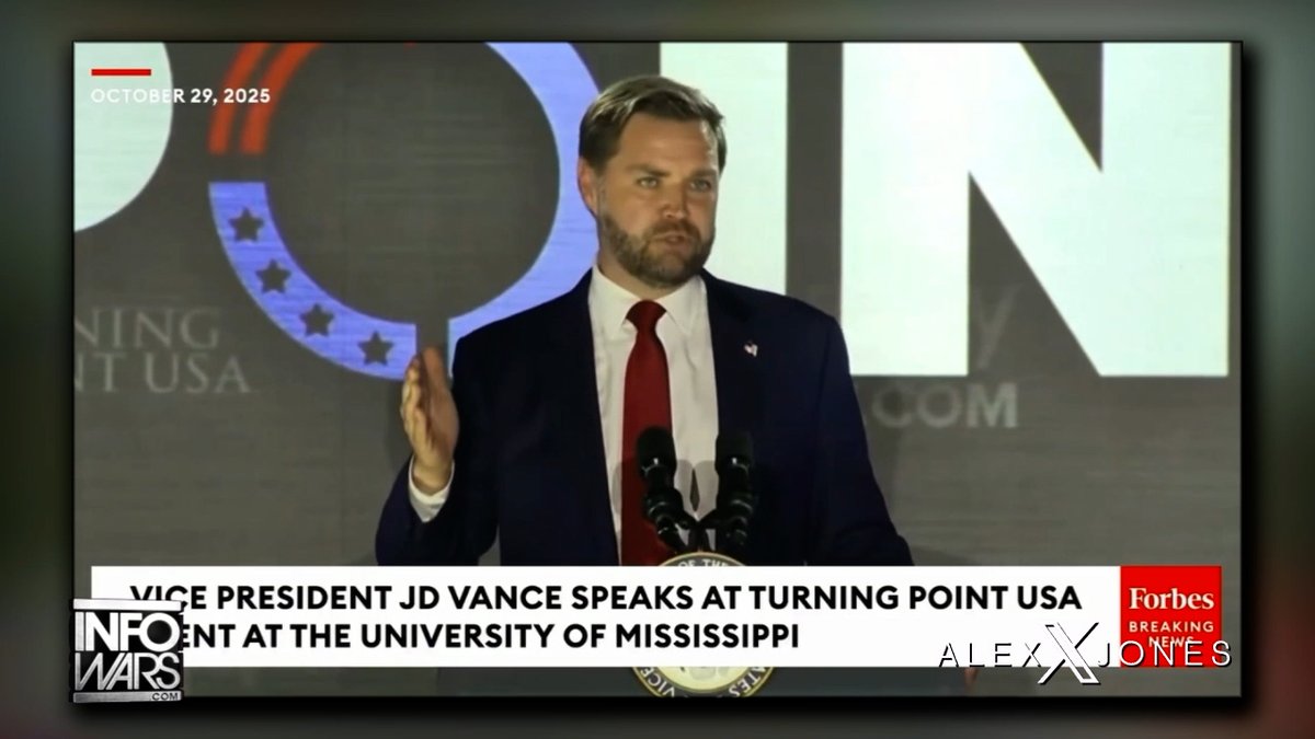 VIDEO: "When People Say That Israel Is Somehow Controlling The President Of The United States, They're Not Controlling THIS President Of The United States!" VP Vance Defends The President Trump's America First Agenda At TPUSA Event