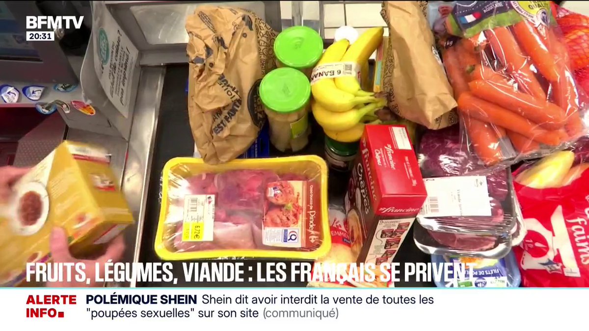 🔴🇫🇷 ALERTE INFO | Les Français se privent de plus en plus à cause du prix du caddie qui explose. Revenant des courses tout à l'heure je me demande comment c'est possible que rien n'ait encore été fait. C'est devenu du VOL.