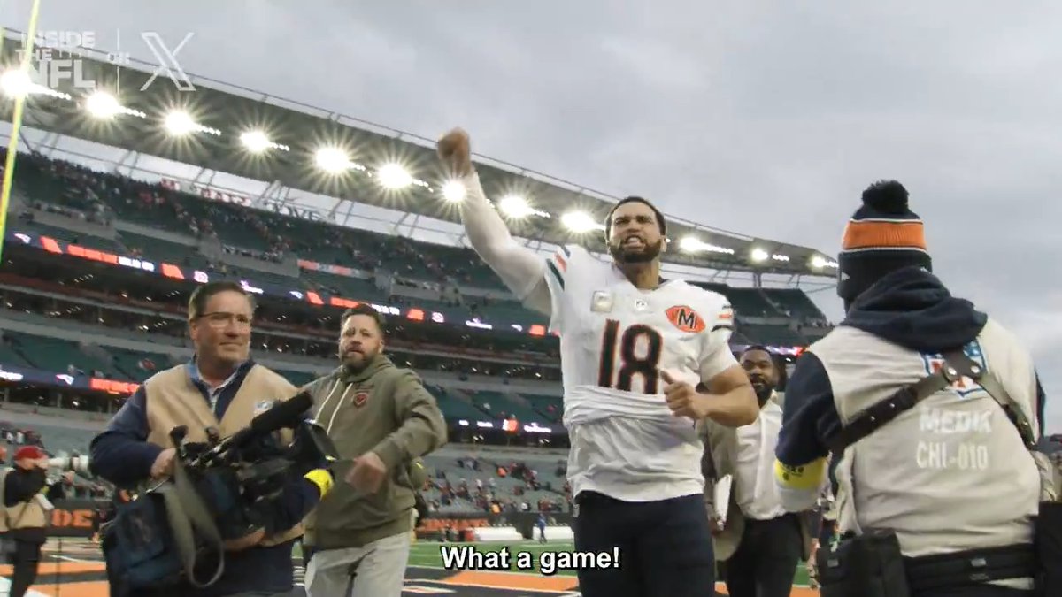 Could bear-ly believe what we were watching 🫣 Chicago Bears | @InsideTheNFL