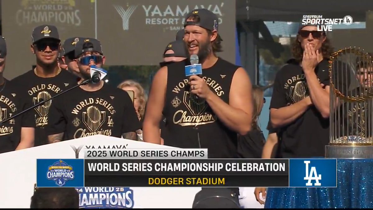 Clayton Kershaw is a champ for life 🫶
