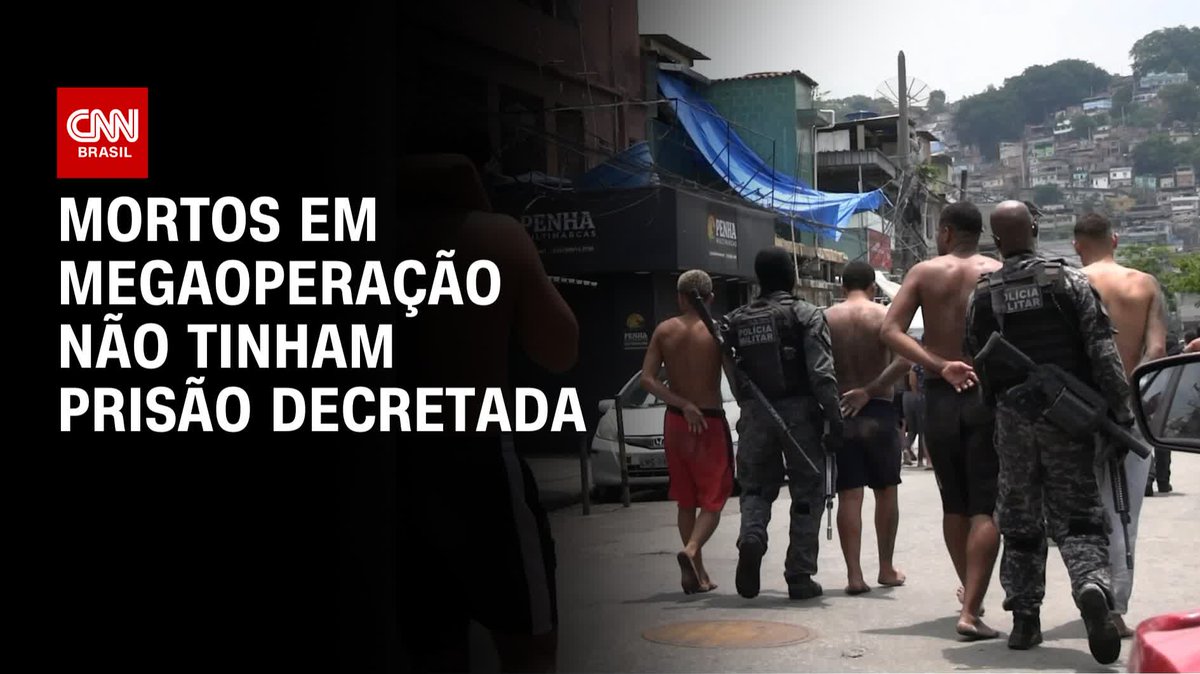 Nenhum dos 115 mortos era alvo da megaoperação no Rio; assista #CNNBrasil