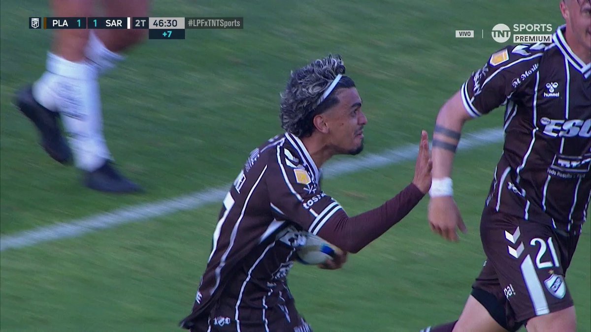 "Ronaldo Martinez": Por su gol para el empate de Platense con Sarmiento en el #TorneoClausura