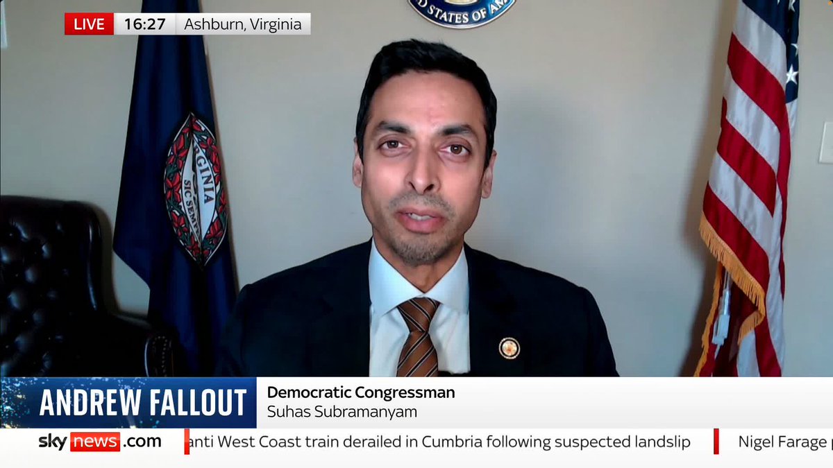 "We want to hear everything he knows." Democratic congressman Suhas Subramanyam explains to Sky's Barbara Serra why he thinks Andrew Mountbatten Windsor should testify in the US about his links with Jeffrey Epstein. Latest ➡️ 📺 Sky 501 and Virgin 602