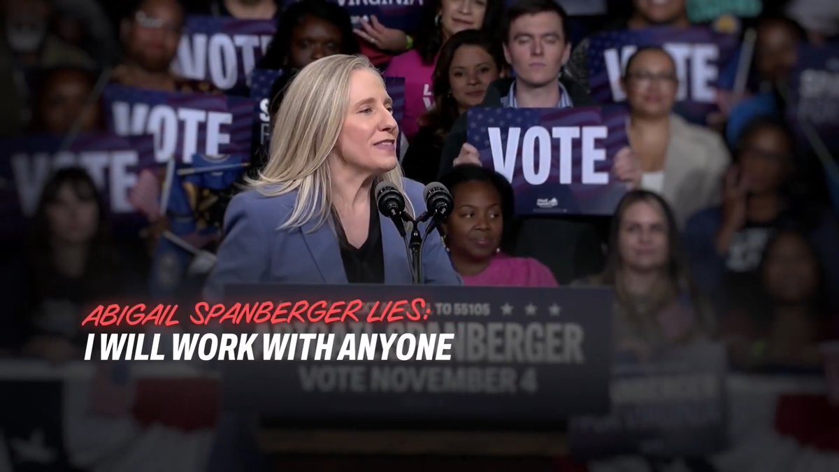 You don’t have to like President Trump. But choosing ego over jobs tells you everything about Abigail’s priorities—and none of it is good for Virginia.
