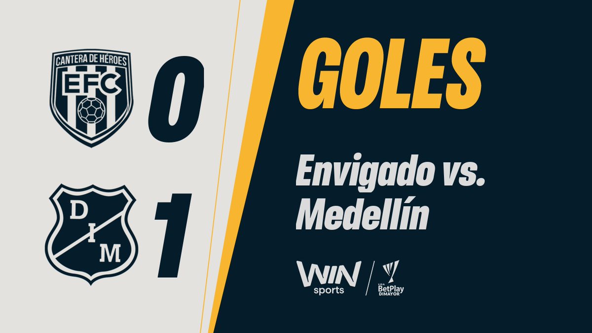 ยกDIEGO MORENO LE DA LA VENTAJA EN EL JUEGO DE IDA A MEDELLรN EN LAS SEMIFINALES DE #LACOPAxWIN! ๐ด๐ต๐ฅ๐ โฝ๏ธ Con un doble cabezazo el โPoderosoโ se hizo fuerte ante Envigado y sueรฑa con la final. ๐คฉ