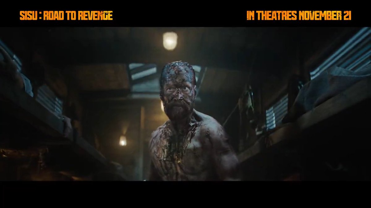 ABSOLUTE RIPPER! SISU: Road to Revenge is exclusively in movie theatres November 21. Get tickets now!