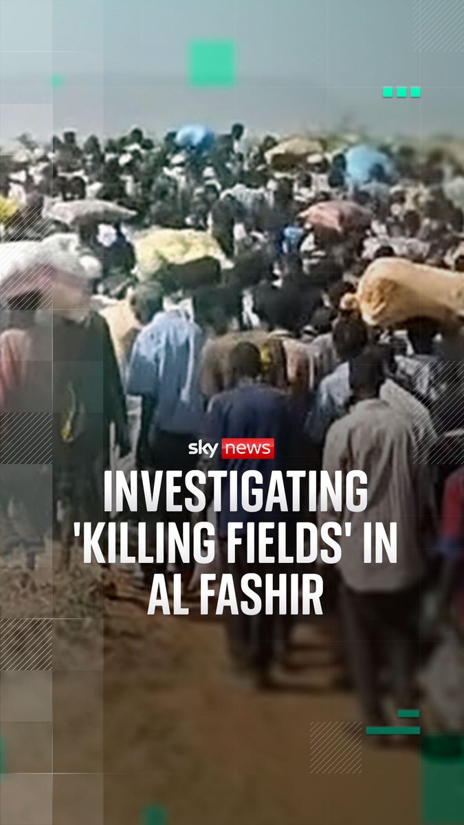 A Sky News joint investigation with Sudan War Monitor and Lighthouse Reports reveals the harrowing fate of civilians and soldiers who fled Al Fashir. Watch the full investigation from Yousra Elbagir on the Sky News app and YouTube channel. Read more ➡️